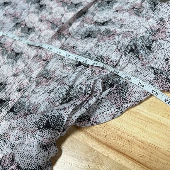 Reiss Alice Abstract Print Women's Button Down Belted Mini Dress Size 14 NWT - Picture 9 of 11